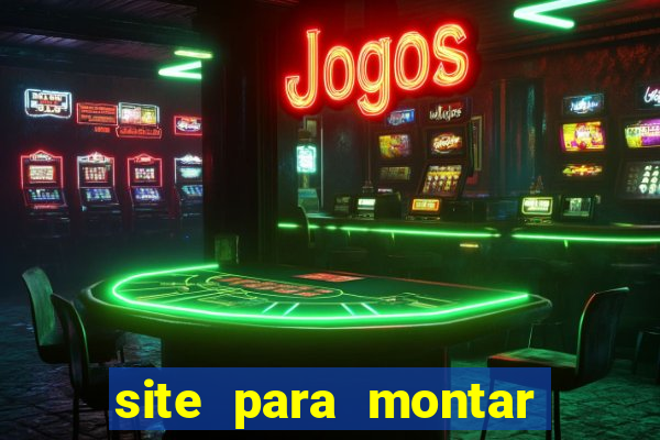 site para montar time de futebol